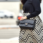 Chevron Stripe Skirt, Chanel Maxi