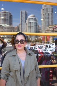 Tanesha Awasthi (formerly known as Girl with Curves) at the Granville Island Public Market.
