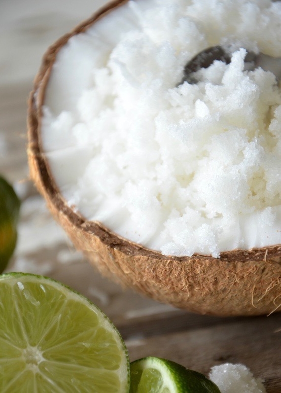 DIY Coconut Sugar Lime Scrub for Smooth Legs by Tanesha Awasthi (Girl With Curves)