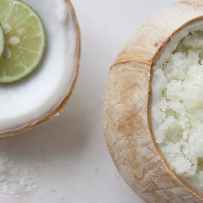 DIY Coconut Sugar Lime Scrub for Smooth Legs by Tanesha Awasthi (Girl With Curves)
