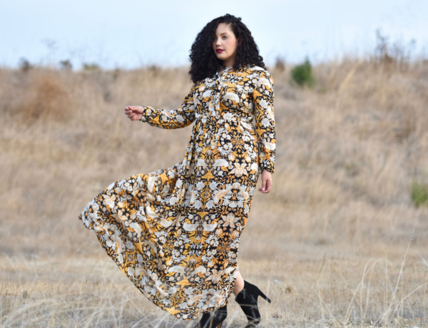 Tanesha Awasthi, also known as Girl With Curves, shares a round-up of plus size long sleeve maxi dresses for Fall 2016.