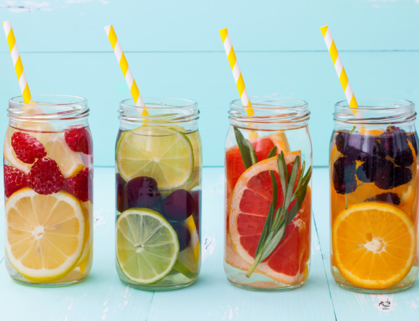 Tanesha Awasthi, also known as Girl With Curves, shared fruit infused water recipes.
