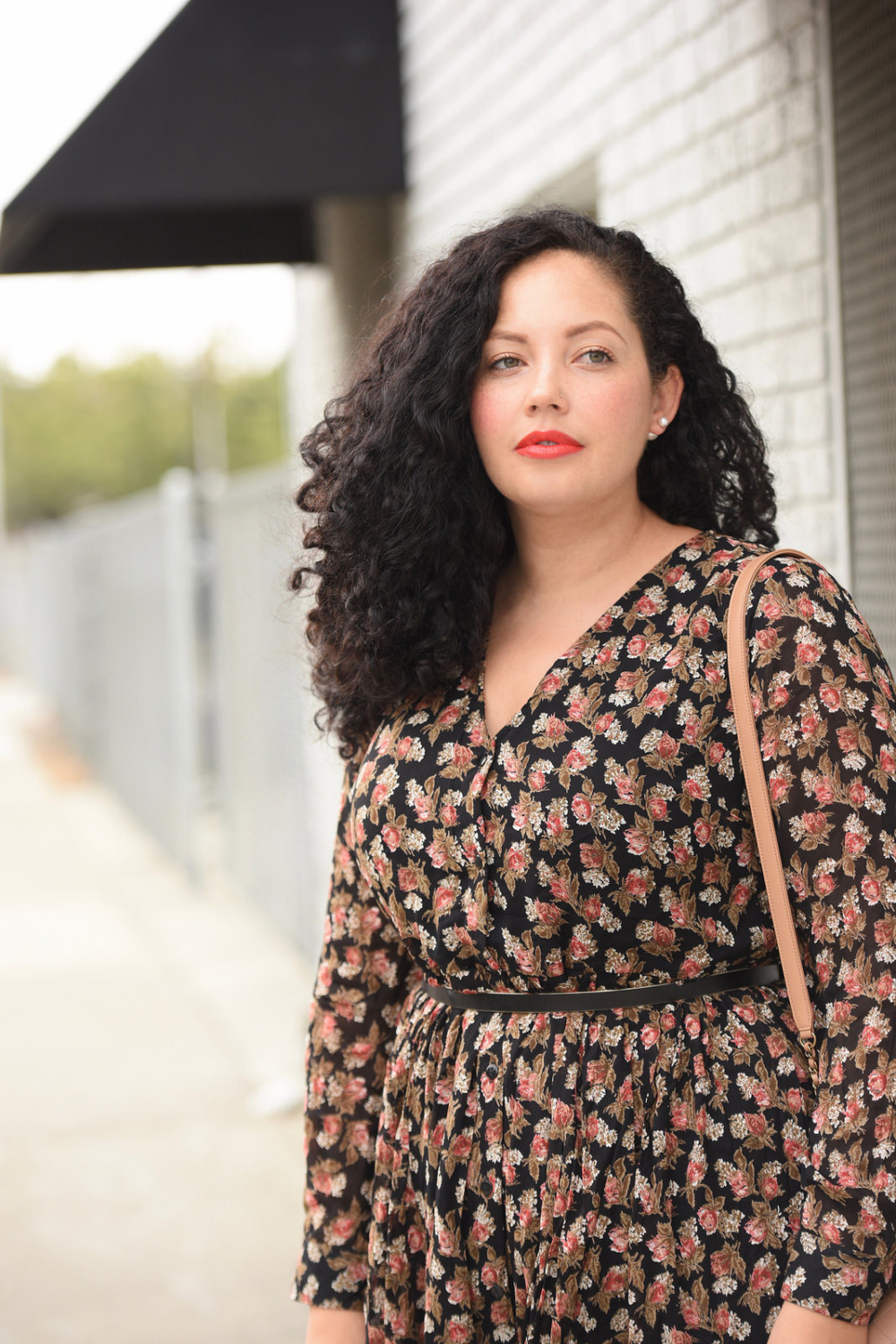 Floral Dress and Fancy Flats