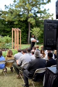 Michelle Obama, at The White House Kitchen Garden Dedication Ceremony