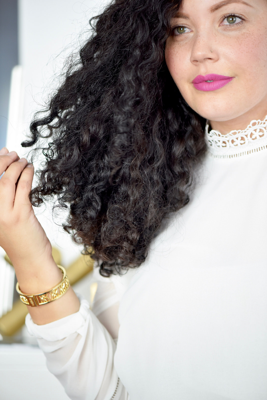 Girl With Curves blogger Tanesha Awasthi shares her curly hair routine.