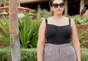 Girl With Curves blogger Tanesha Awasthi shares her tropical vacation must-haves.