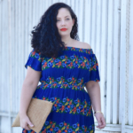 Florals Dress from Old Navy via @GirlwithCurves