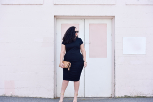 Little Black Dress you need for Summer, part t-shirt, part body con via @GirlWithCurves