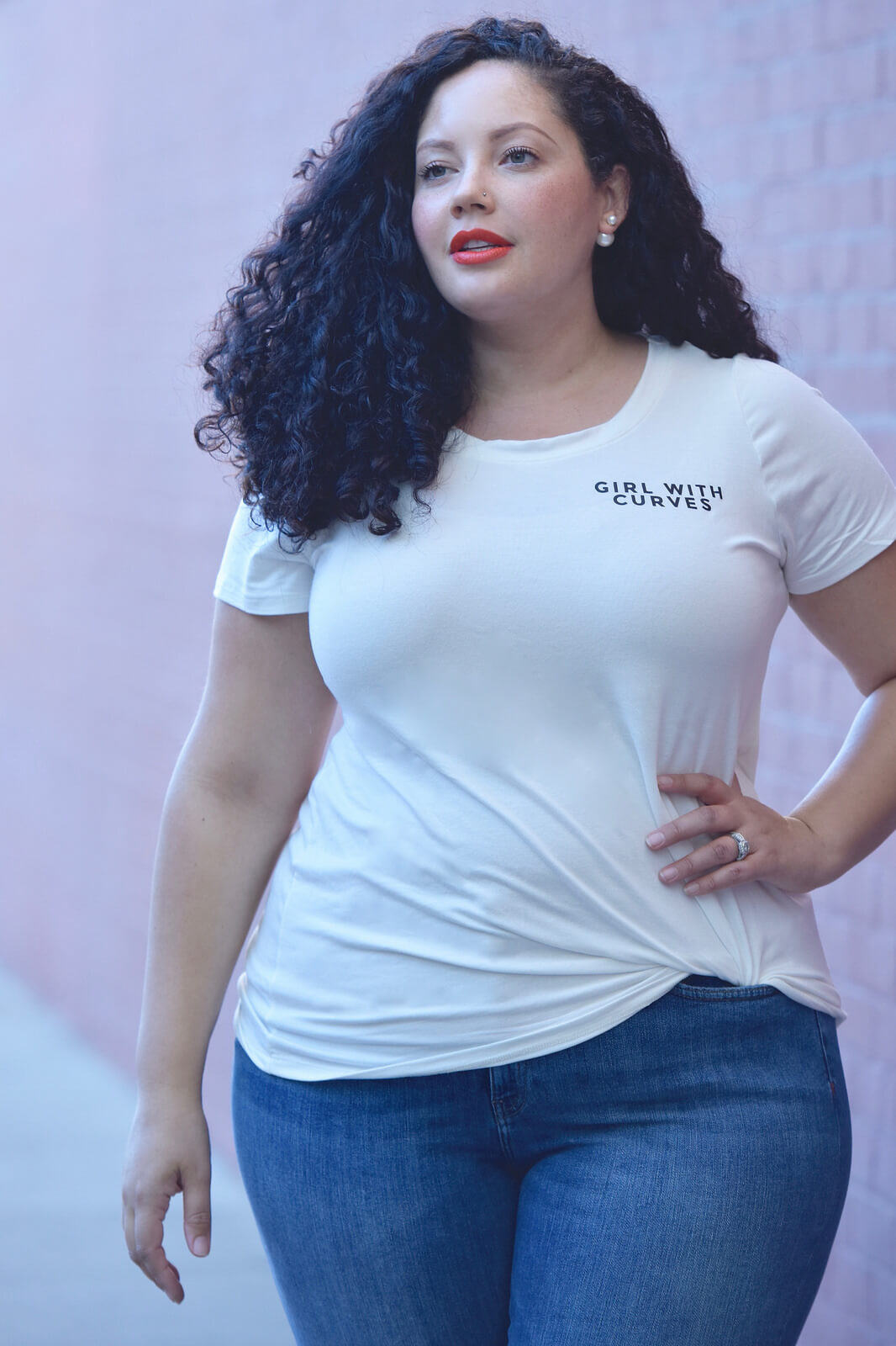 The Girl With Curves Tee
