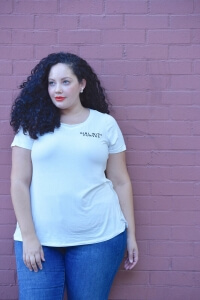 The New Girl With Curves Tee
