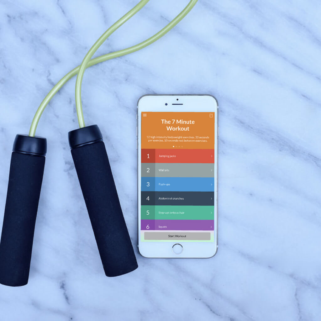 5 Best Apps for at Home Workout via @GirlWithCurves