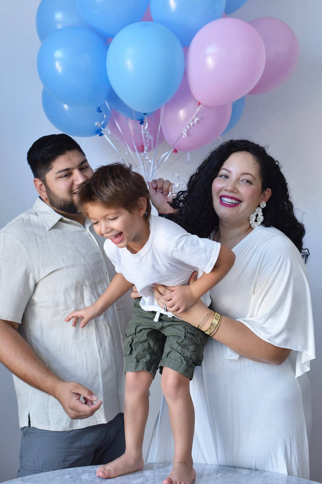 Tanesha awasthi of @GirlWithCurves featuring a gender reveal, and its a...