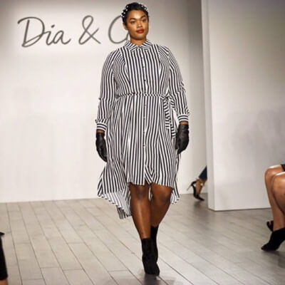 Girl With Curves Fall 2017 Runway Show via @GirlWithCurves