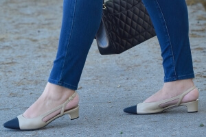 Currently Obsessed With Slingbacks via @GirlWithCurves