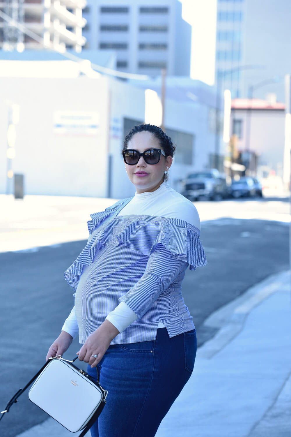 How To Transition A Summer Top Into Fall | Girl With Curves