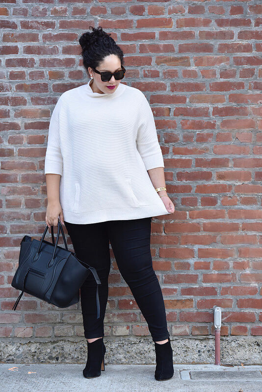 Fall outfit on repeat via @GirlWithCurves, #outfit #style #fashion #plussize #fall