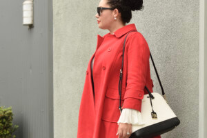 The Easiest Way To Wear The Color Of The Season Via @GirlWithCurves #red #holiday #winter #trends