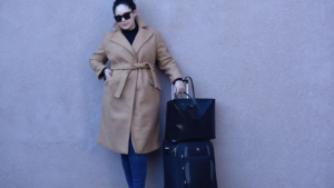​Casual Travel Style Via @GirlWithCurves #fashion #style #outfits #travelstyle