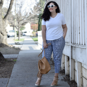 How To Wear Print Pants Via @GirlWithCurves #ootd #style #gwcstyle