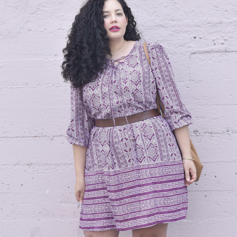 Spring Must-Have: Mixed Print Dress | Girl With Curves