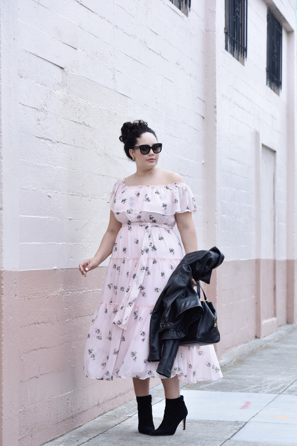 An Easy Way to Make a Floral Dress More Interesting | Girl With Curves