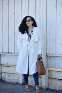 My Favorite Outfit for In-Between Weather via @GirlWithCurves #style #fashion #outfits