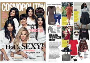 Girl With Curves featured in Cosmopolitan Poland #style