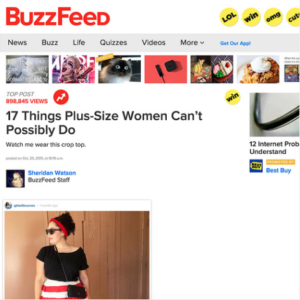 Girl With Curves featured in Buzzfeed #lifestyle