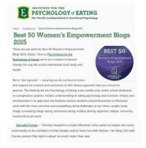 Girl With Curves featured in Best Women's Empowerment Blog #bestof