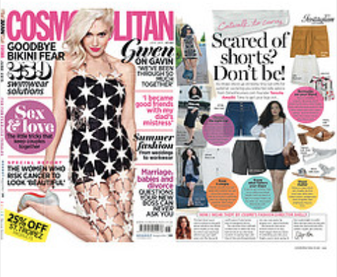 Girl With Curves featured in Cosmopolitan UK #style
