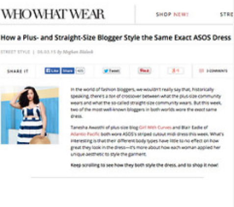 Girl With Curves featured in Who What Wear #style