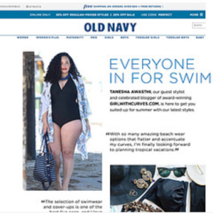 Girl With Curves featured in Old Navy #style