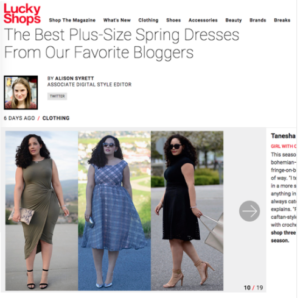 Girl With Curves featured in Lucky #fashion