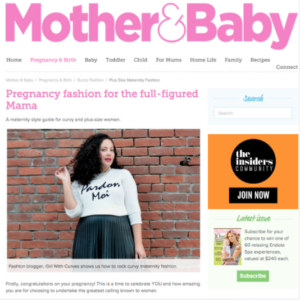 Girl With Curves featured in Mother & Baby #fashion