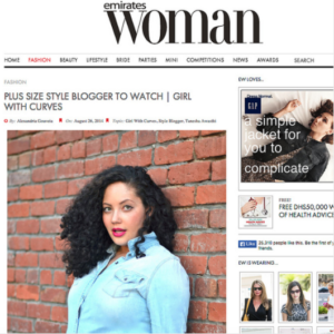 Girl With Curves in Emirates Woman #feature