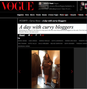 Girl With Curves in Vogue #feature