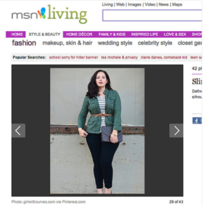 Girl With Curves in MSN Living #feature