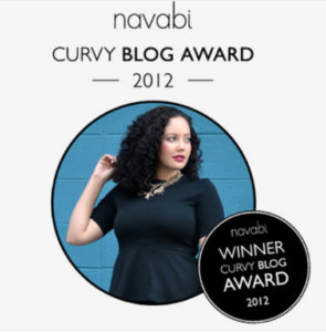 Girl With Curves in Best Curvy Blog 2012 Award #feature