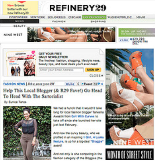 Girl With Curves in Refinery29 #style