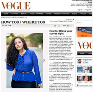 Girl With Curves in Vogue.In #style
