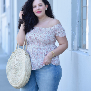 How I'm Wearing Summer's Hottest Denim Trend via @GirlWithCurves #style #fashion #denim #outfits