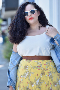 The Must Have Skirt Of The Season Via @GirlWithCurves #whatiwore #ootd #curvyfashion #curvystyle