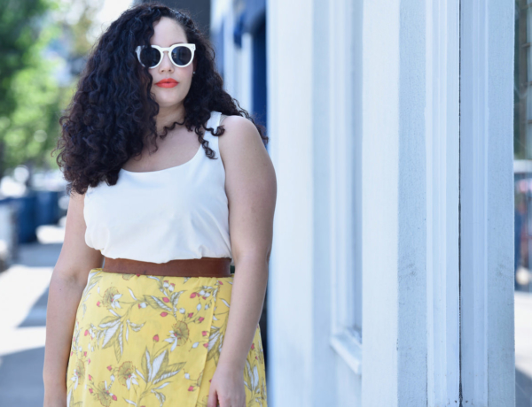 The Must Have Skirt Of The Season Via @GirlWithCurves #whatiwore #ootd #curvyfashion #curvystyle