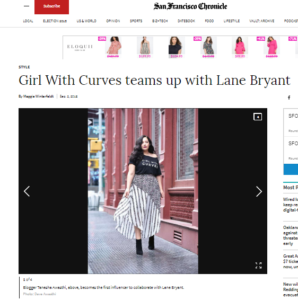 Girl With Curves in SF Chronicle #style #fashion #feature #lanebryant