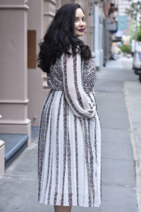 Girl With Curves X Lane Bryant Collection Mixed Print Dress Via @GirlWithCurves #GWCxLB
