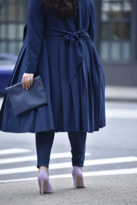 Girl With Curves X Lane Bryant Collection Pleated Trench Dress With Belted Tunic Via @GirlWithCurves #GWCxLB