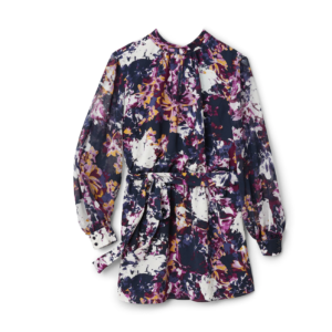 Girl With Curves X Lane Bryant Floral Print Belted Tunic #GWCxLB
