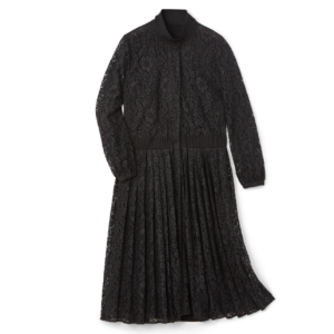 Girl With Curves X Lane Bryant Pleated Lace Dress #GWCxLB