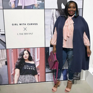 Girl With Curves X Lane Bryant Cape Via @GirlWithCurves #GWCxLB #outfits #fashion #style #blogger #plussize