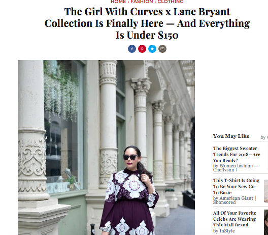 Girl With Curves on InStyle.com #style #fashion #feature #lanebryant #GWCxLB